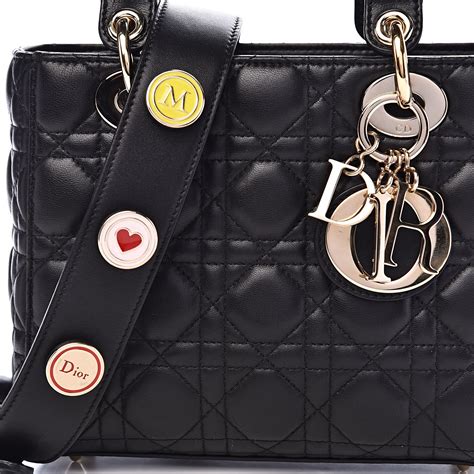 my lady dior badges|CHRISTIAN DIOR Lambskin Cannage Small Lucky Badges My Lady Dior .